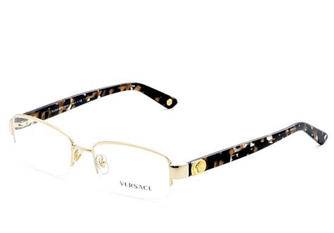 versace glasses men gold|versace rimless eyeglasses.